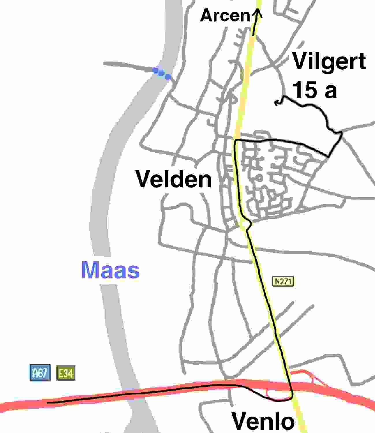 kaart velden